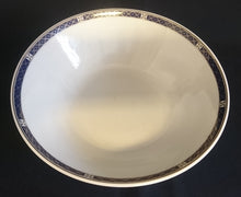 Lade das Bild in den Galerie-Viewer, 3er Set GROßE~ MITTLERE~ & KLEINE~ BEILAGENSCHÜSSEL - Porzellan, Abstrakt Linien Kreuze Goldrand Muster Motiv Dekor