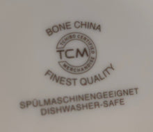 Lade das Bild in den Galerie-Viewer, SAUCIER - Porzellan, Platin Oberer Linien Rand Motiv Dekor