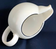 Lade das Bild in den Galerie-Viewer, 21 Teiliges KAFFEESERVICE - Porzellan, Platin Oberer Linien Rand Motiv Dekor