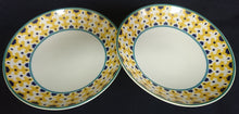 Lade das Bild in den Galerie-Viewer, SUPPENTELLER - Porzellan, Dekorrand Abstrakt Punkte Linien Zeichen Motiv Dekor