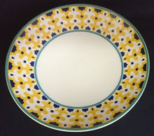 Lade das Bild in den Galerie-Viewer, SUPPENTELLER - Porzellan, Dekorrand Abstrakt Punkte Linien Zeichen Motiv Dekor