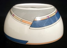 Lade das Bild in den Galerie-Viewer, 2er Set MÜSLISCHALEN "York Cubic" - Porzellan, Abstrakt Geometrisches Balken Rechteck Geschwungene Streifen Motiv Dekor