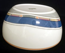 Lade das Bild in den Galerie-Viewer, MÜSLISCHALE "York Cubic" - Porzellan, Abstrakt Geometrisches Balken Rechteck Geschwungene Streifen Motiv Dekor