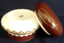 Lade das Bild in den Galerie-Viewer, 5er Set KAFFEEKANNE MIT DECKEL & MILCKÄNNCHEN & ZUCKERDOSE MIT DECKEL - Porzellan, Geometrisches Abstraktes Wellen Zeichen Motiv Dekor