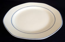 Lade das Bild in den Galerie-Viewer, DESSERTTELLER - Porzellan, 2facher Linien Rand Motiv Dekor