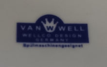 Lade das Bild in den Galerie-Viewer, 2er Set UNTERTASSEN - Porzellan, Flora Pflanzen Bumenblüten Striche Linien Motiv Dekor