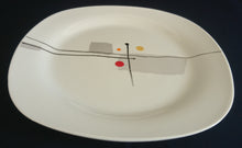 Lade das Bild in den Galerie-Viewer, DESSERTTELLER "Accenta" - Porzellan, Flecken Striche Linien Punkte Kreise Abstrakt Motiv Dekor