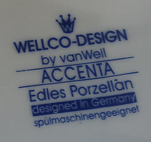 Lade das Bild in den Galerie-Viewer, UNTERTASSE "Accenta" - Porzellan, Flecken Striche Linien Punkte Kreise Abstrakt Motiv Dekor