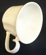 Lade das Bild in den Galerie-Viewer, 2er KAFFEEGEDECK - Porzellan, Moderne Gastronomische Gewölbte Relief Form Motiv Dekor