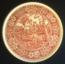 Lade das Bild in den Galerie-Viewer, TORTEN~ SERVIERPLATTE "Rusticana" - Keramik / Steingut, Flora Blumenblüten Bauernhof Felder Menschen Landwirtschaft Relief Motiv Dekor