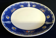 Lade das Bild in den Galerie-Viewer, DESSERTTELLER - Porzellan, Weihnachten Advent Schnee Dorf Haus Tannenbaum Sterne Motiv Dekor, Wellco Design