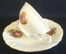 Lade das Bild in den Galerie-Viewer, 2er Set 2er MOCCAGEDECK - Porzellan, Goldrand Barock Dekor