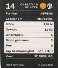 Lade das Bild in den Galerie-Viewer, Standard STICKER FIFA WELTMEISTERSCHAFT 2022 in QATAR (KATAR) - Verschiedene Sticker / Karten (GnoE)