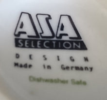 Lade das Bild in den Galerie-Viewer, 2er Set 2er KAFFEEGEDECK - Porzellan, Balken Linien Zitronenfrucht Früchte Motiv Dekor