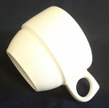 Lade das Bild in den Galerie-Viewer, 2er KAFFEEGEDECK - Porzellan, Gastronomie Einfärbiges Klassisch Dekor