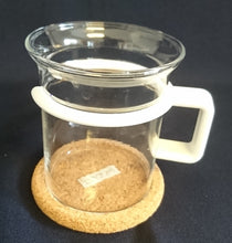 Lade das Bild in den Galerie-Viewer, 2er TEEGEDECK - Hartglas & Kork & Kunststoff, Klares Klassisch Dekor