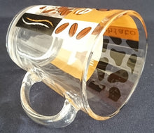 Lade das Bild in den Galerie-Viewer, KAFFEETASSE - Hartglas, Tassen Kaffeebohnen Abstrakt Aufschrift Motiv Dekor