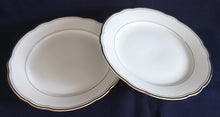 Lade das Bild in den Galerie-Viewer, DESSERTTELLER - Porzellan, Mehrfacher Goldrand Dekor