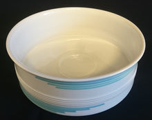 Lade das Bild in den Galerie-Viewer, BEILAGENSCHÜSSEL "Friesland" - Porzellan, Abstraktes Geometrisches Linien Dekor