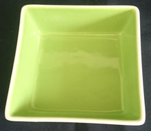 Lade das Bild in den Galerie-Viewer, 4er Set DESSERTSCHALEN "Villa Loca" - Keramik / Steingut, Zweifärbiges Quadratische Viereck Form Modern Style Dekor