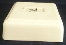 Lade das Bild in den Galerie-Viewer, 4er Set DESSERTSCHALEN "Villa Loca" - Keramik / Steingut, Zweifärbiges Quadratische Viereck Form Modern Style Dekor