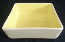 Lade das Bild in den Galerie-Viewer, 4er Set DESSERTSCHALEN "Villa Loca" - Keramik / Steingut, Zweifärbiges Quadratische Viereck Form Modern Style Dekor