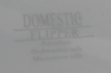 Lade das Bild in den Galerie-Viewer, SUPPENTELLER "Flipper" - Porzellan, Geometrisches Linien Balken Motiv Dekor