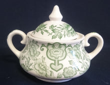 Lade das Bild in den Galerie-Viewer, 5er Set KAFFEEKANNE MIT DECKEL / MILCHKÄNNCHEN / ZUCKERDOSE MIT DECKEL "Staffordshire" (Limited) - Keramik / Steingut, Indian Tree Style Unterglasur Dekor, Hand graviert (Hand Engraved)