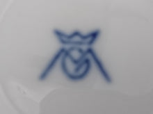 Lade das Bild in den Galerie-Viewer, DESSERTTELLER - Porzellan, Indisch Blau Strohblumen Dekor