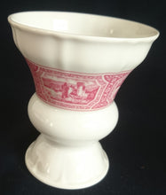 Lade das Bild in den Galerie-Viewer, KAFFEEBECHER - Porzellan, Abstrakt Blumenblüten Rand Rüdesheim Motiv Asbach Schriftzug Relief Form Dekor