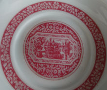 Lade das Bild in den Galerie-Viewer, 2er Set UNTERTASSEN - Porzellan, Abstrakt Blumenblüten Rand Rüdesheim Motiv Relief Form Dekor