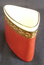 Lade das Bild in den Galerie-Viewer, 3er Set RAUCHERTISCHTABLETT - Porzellan, Goldrand Linien Abstrakt Pflanzen Blatt Blätter Motiv Dekor