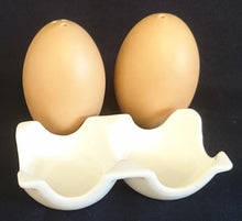 Lade das Bild in den Galerie-Viewer, 3er Set SALZ & PFEFFER STREUER - Keramik / Steingut, Eierform Klassisch Dekor