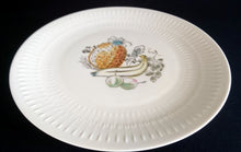 Lade das Bild in den Galerie-Viewer, 5er Set DESSERT- & BEILAGEN- SAMMELTELLER "Apart" - Porzellan, Apfel Birne Zitrone Ananas Banane Heidel- Stachelbeeren Obst Flora Motiv Reliefrand Dekor