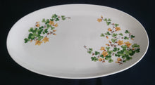 Lade das Bild in den Galerie-Viewer, SERVIERPLATTE - Porzellan, Ovale Form, Blumen- / Blüten Dekor
