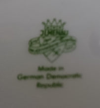 Lade das Bild in den Galerie-Viewer, SUPPENTELLER - Porzellan, Gemüse Kräuter Gewürz Motiv Geriffelter Rand Dekor