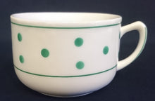 Lade das Bild in den Galerie-Viewer, 2er KAFFEEGEDECK - Porzellan, Linien Punkte Tupfen Kreise Dekor