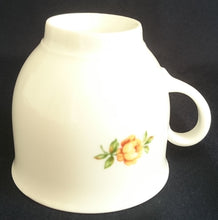 Lade das Bild in den Galerie-Viewer, 2er Set KAFFEETASSEN - Porzellan, Flora Rosen Blumen Blüten Pflanzen Motiv Dekor