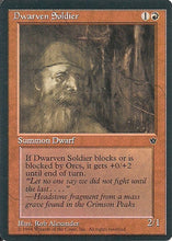 Lade das Bild in den Galerie-Viewer, DWARVEN SOLDIER (V.1), Magic -The Gathering-, Ausgabe / Set / Serie Fallen Empires (Fallen Empires) 1994