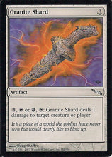 Lade das Bild in den Galerie-Viewer, GRANITE SHARD, Magic -The Gathering-, Ausgabe / Set / Serie Mirrodin (Mirrordin) 2003 (G)