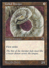 Lade das Bild in den Galerie-Viewer, COILED THINVIPER, Magic -The Gathering-, Ausgabe / Set / Serie Sturmwind (Tempest) 1997