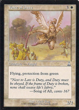 Lade das Bild in den Galerie-Viewer, VOICE OF DUTY, Magic -The Gathering-, Ausgabe / Set / Urzas Schicksal (Urza´s Destiny) 1999