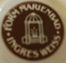 Lade das Bild in den Galerie-Viewer, KAFFEETASSE "Ingres Weiss" "Maria Theresia" - Porzellan, Goldrand Motiv Einfärbiges Dekor