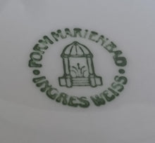 Lade das Bild in den Galerie-Viewer, UNTERTASSE "Ingres Weiss" - Porzellan, Geometrisches Karo Punkte Tupfen Linien Gewölbter Relief Rand Motiv Dekor (BC)