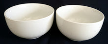 Lade das Bild in den Galerie-Viewer, 2er Set FRÜHSTÜCKS MÜSLISCHALEN - Porzellan, Gastronomisches Einfärbiges Motiv Dekor