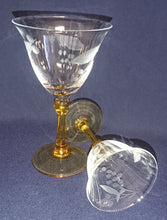 Lade das Bild in den Galerie-Viewer, GETRÄNKEGLAS - Hartglas, Pflanzen Weintrauben Dekor