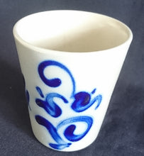 Lade das Bild in den Galerie-Viewer, APFELWEIN TRINKBECHER - Keramik / Steingut, Geometrisches Abstraktes Motiv Dekor