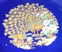 Lade das Bild in den Galerie-Viewer, DEKOR SAMMELTELLER - Keramik / Steingut, Pfauen Blumen Abstrakt Dekor