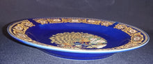 Lade das Bild in den Galerie-Viewer, DEKOR SAMMELTELLER - Keramik / Steingut, Pfauen Blumen Abstrakt Dekor