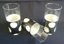 Lade das Bild in den Galerie-Viewer, GETRÄNKEGLAS - Hartglas, Kreise Dekor, Folienartig